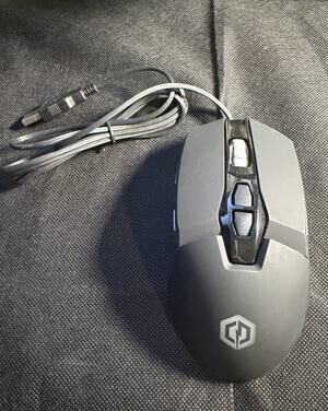 CyberPowerPC Elite M1-131 Optical Wired USB Gaming Mouse 2000 DPI 4-Button Black